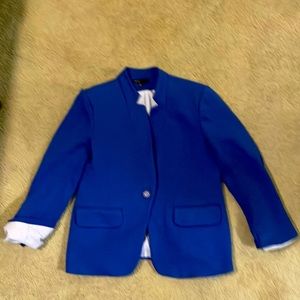 NWOT Gibson Notch collar Large royal blue blazer